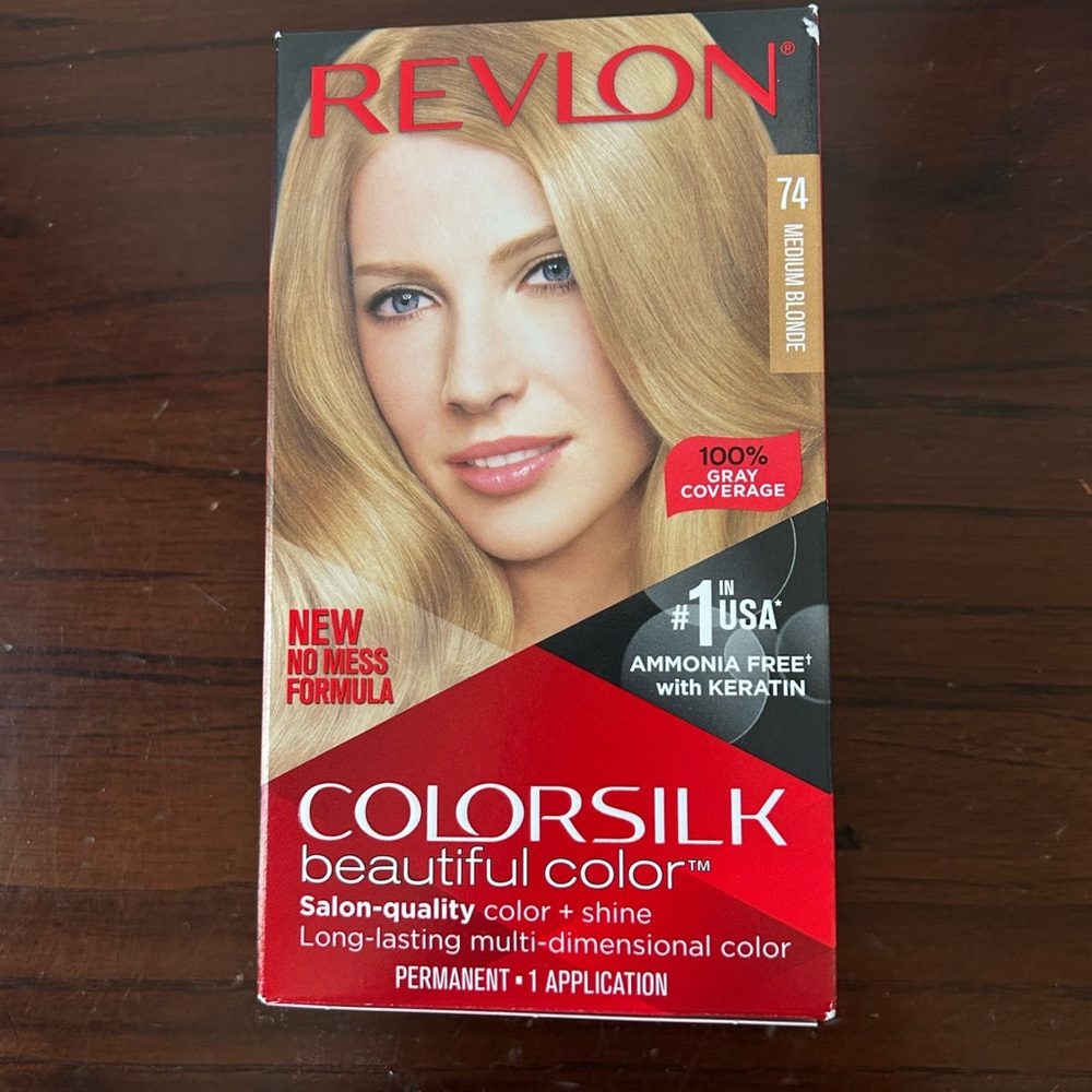 4/$15 One Revlon Colorsilk medium blonde #74